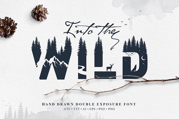 Download Into The Wild - Double Exposure Font