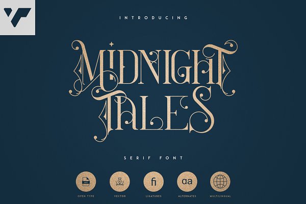 Download Midnight Tales - Vintage font