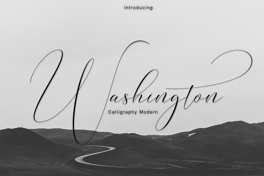 Download Washington Calligraphy Modern