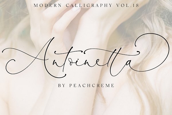 Download Antoinette//Modern Calligraphy №18