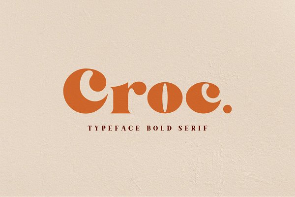 Download Croc. Typeface Bold Serif