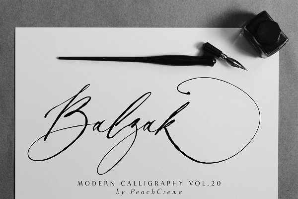 Download Balzak // Organic Calligraphy