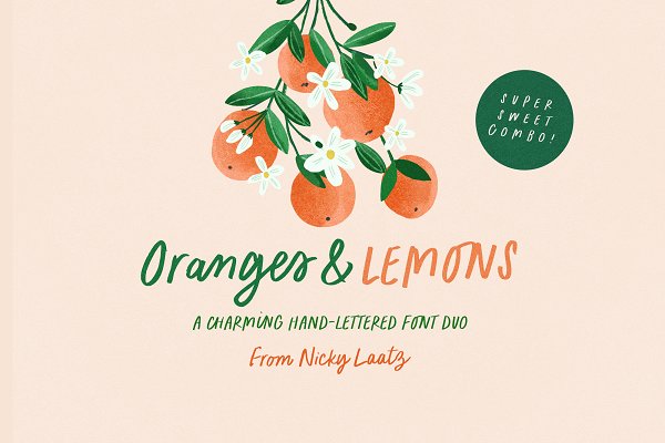 Download Oranges & Lemons Font Duo