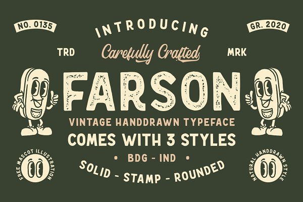 Download Farson - Vintage Typeface