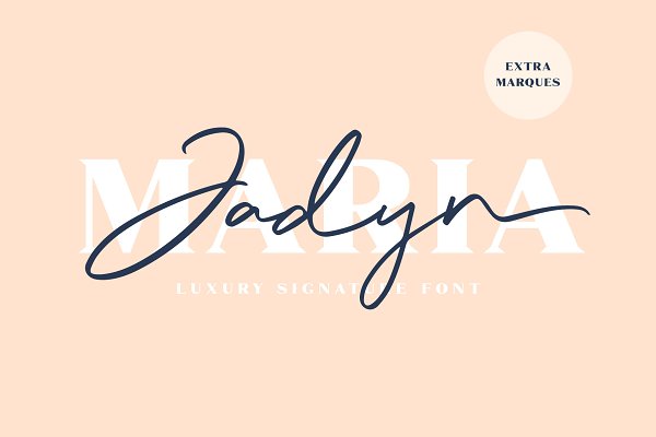 Download Jadyn Maria - Luxury Signature Font