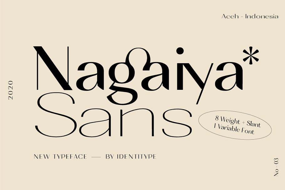 Download Nagaiya - Font Family With Variable