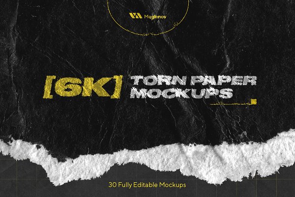 Download [6K] Torn Paper Mockups