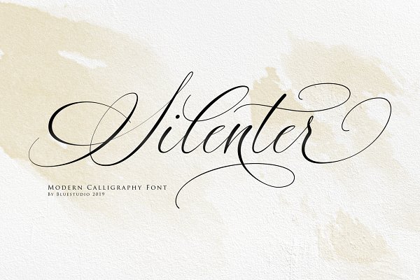 Download Silenter / Modern Calligraphy Font