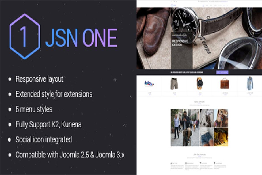 Download JSN One-Fashion Ecommerce Template