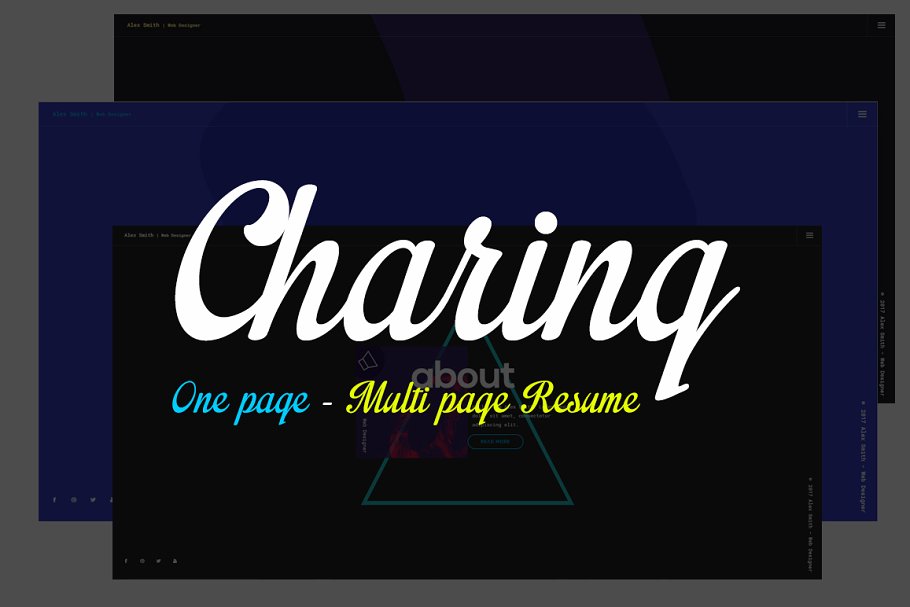 Download Charing - Personal HTML Template