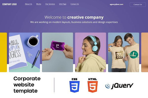 Download Corporate Website HTML/CSS Template