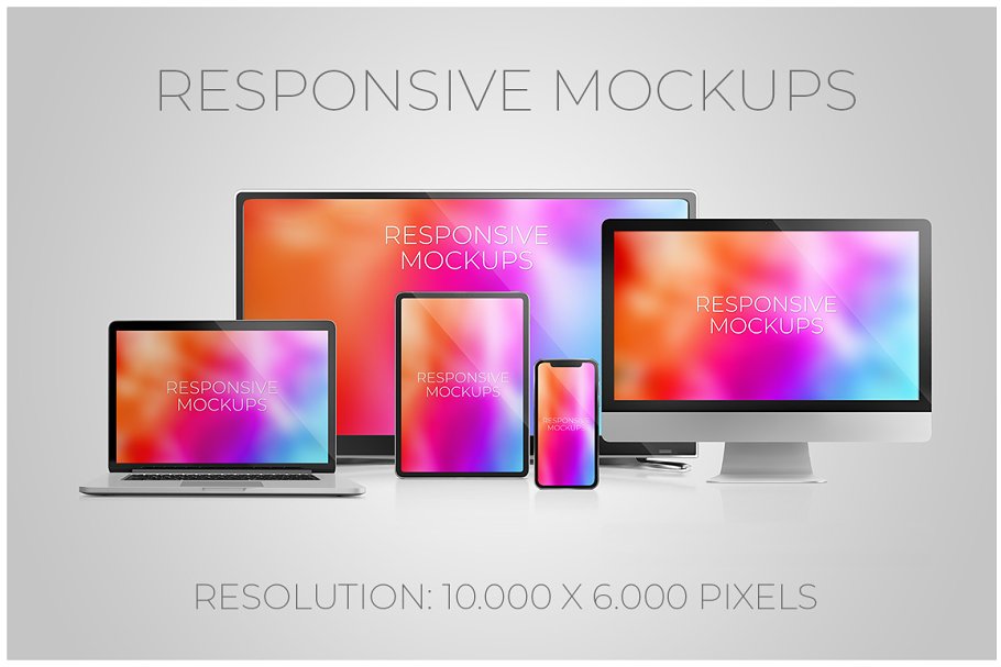 Download Responsive web mockups