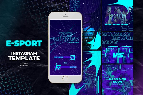 Download E-Sport Instagram Templates
