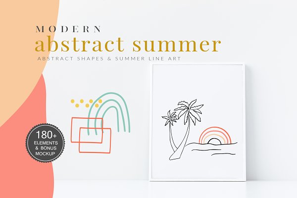 Download Summer Line Art Handdrawn Icons
