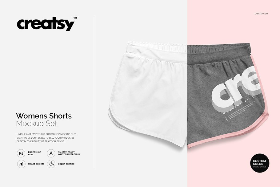 Download Womens Shorts Mockup Set
