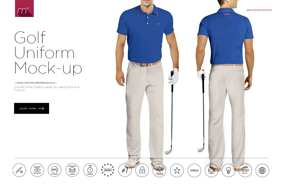 Download Golf Uniform Mock-up