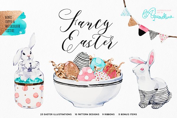 Download Fancy Easter - Watercolour Set