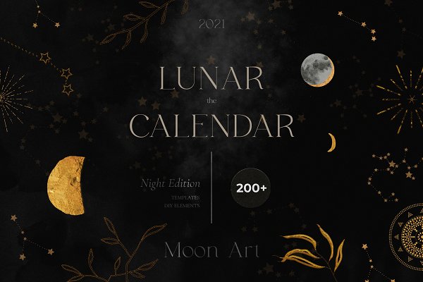 Download LUNAR CALENDAR 2021 - Night Edition