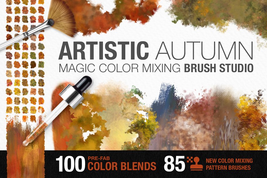 Download Artistic Autumn Paint Brush Studio