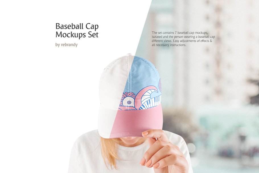 Download Baseball Cap Mockups Set