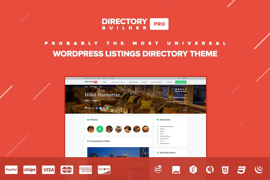 Download Directory Builder Pro WP Theme
