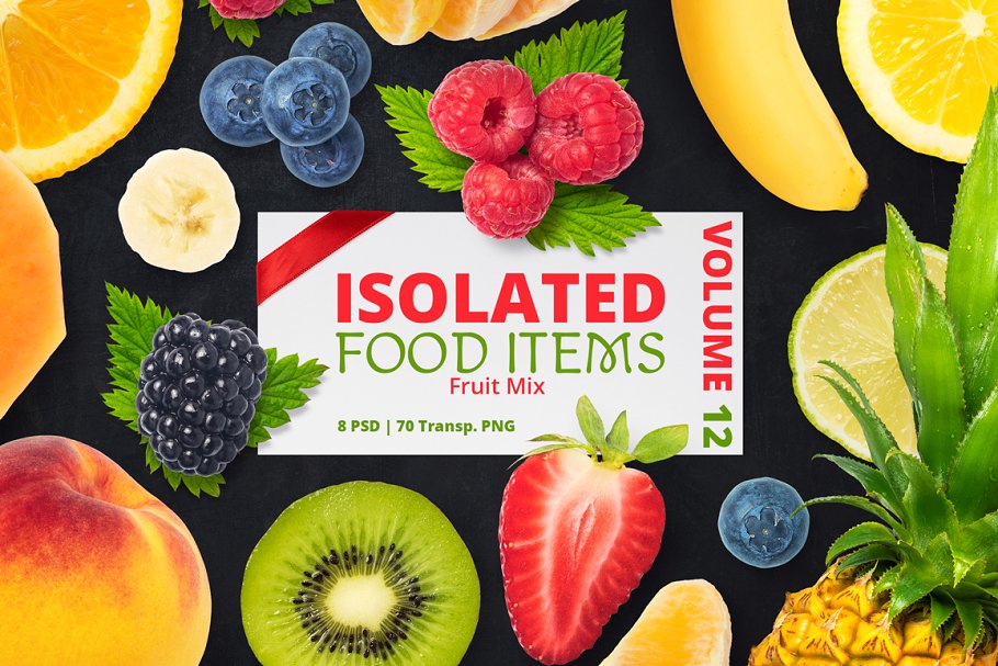 Download Isolated Food Items Vol.12
