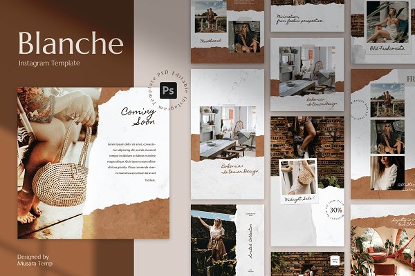 Download Blanche - Aesthetic Instagram Pack