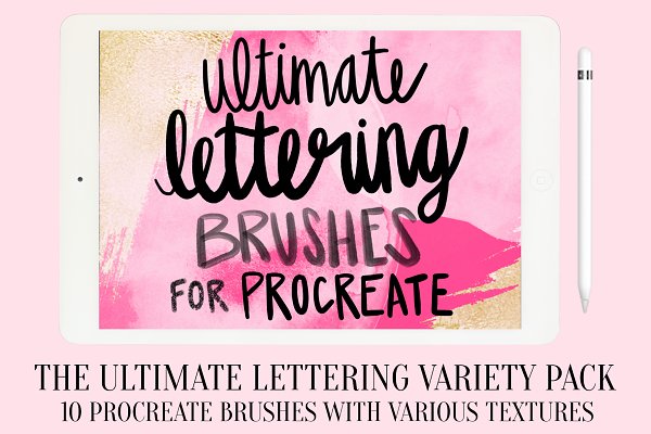 Download Procreate Lettering Brushes Bundle