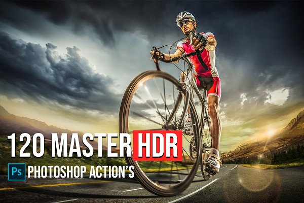 Download 120 Master HDR Photoshop Actions
