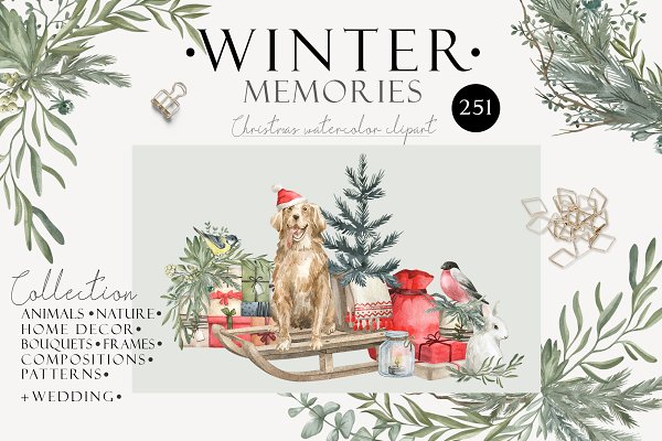 Download Winter Memories Watercolor Christmas