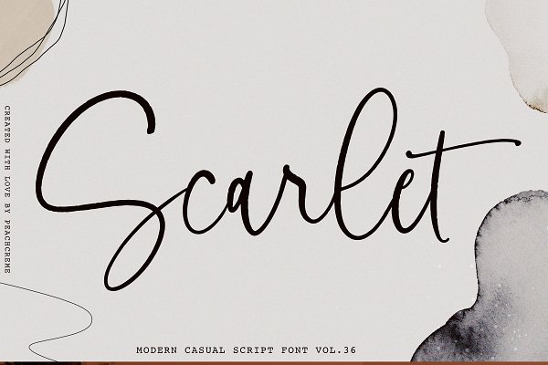 Download Scarlet// Modern Casual Font SALE