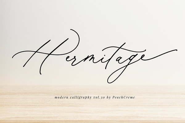 Download Hermitage // Modern Calligraphy font