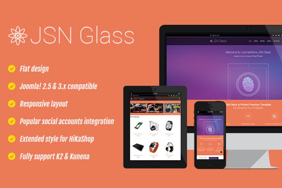 Download JSN Glass - Ecommerce template