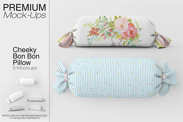 Download Cheeky Bon Bon Pillow Mockup Set
