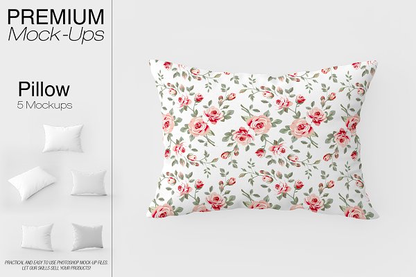 Download Lumbar Pillow Mockup