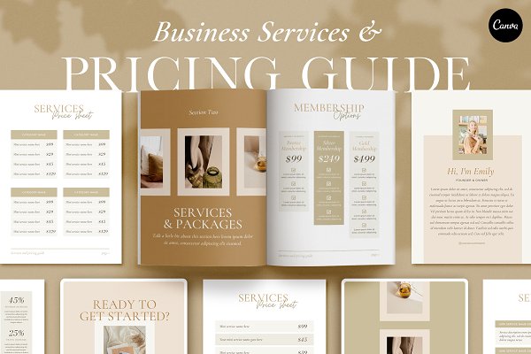 Download Services and Pricing Guide Template