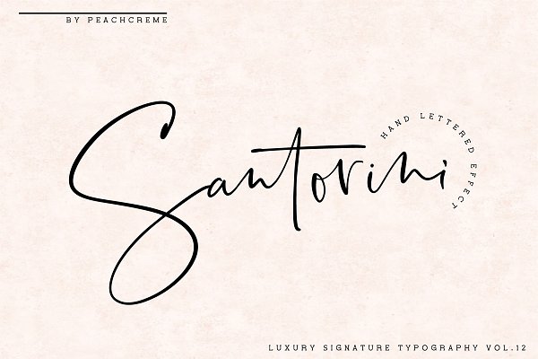Download Santorini // Luxury Signature Font