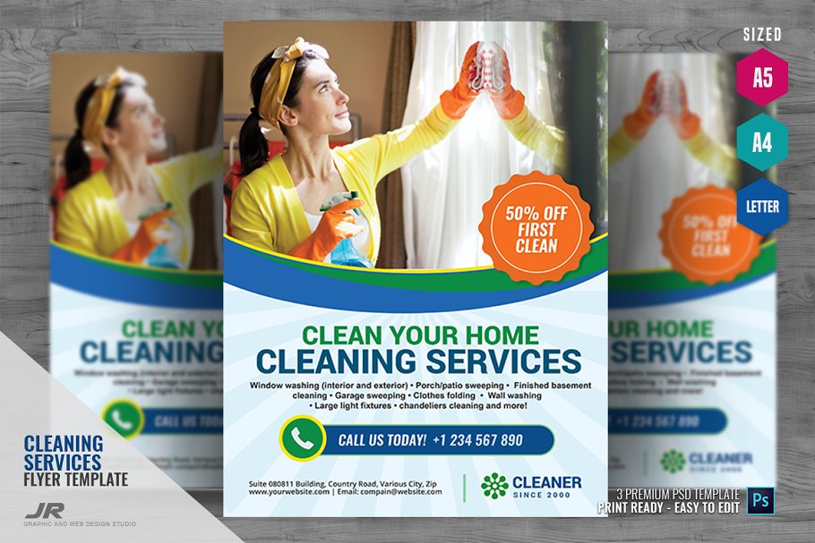 Download Cleaning Services Flyer