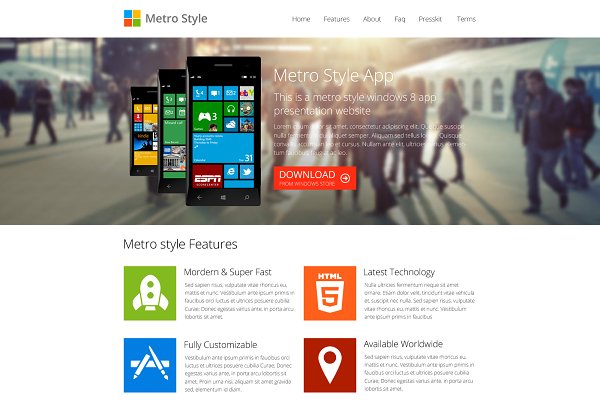 Download Metro Windows 8 App Showcase
