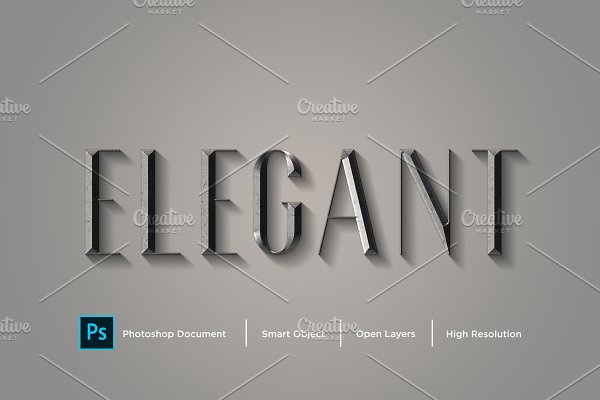 Download Elegant Text Effect & Layer Style