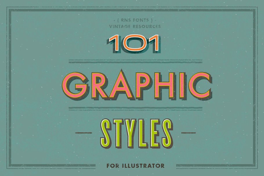 Download 101 Graphic Styles for AI
