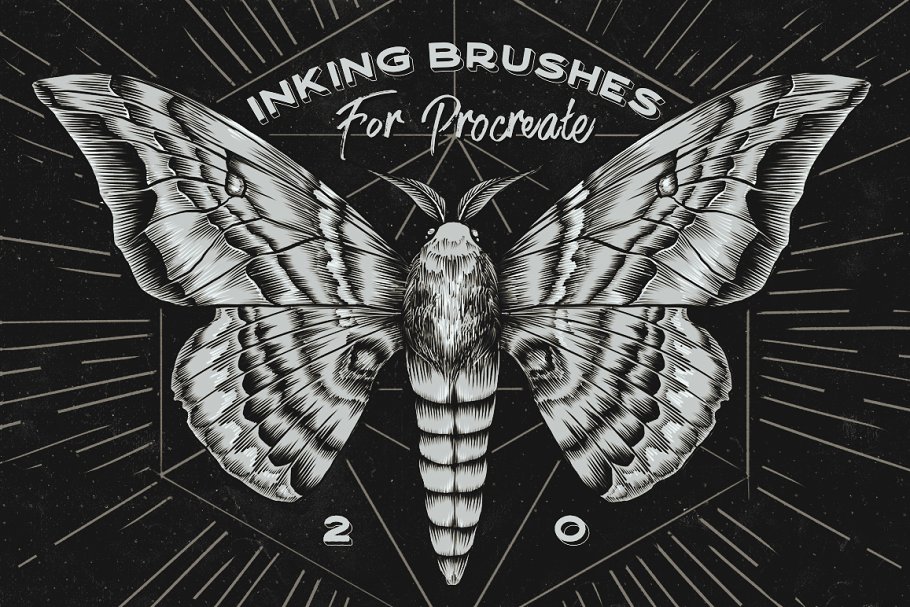 Download Procreate Inking brushes - set of 20