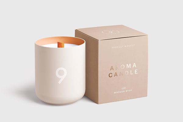 Download Candle Glass Package Mockup Set
