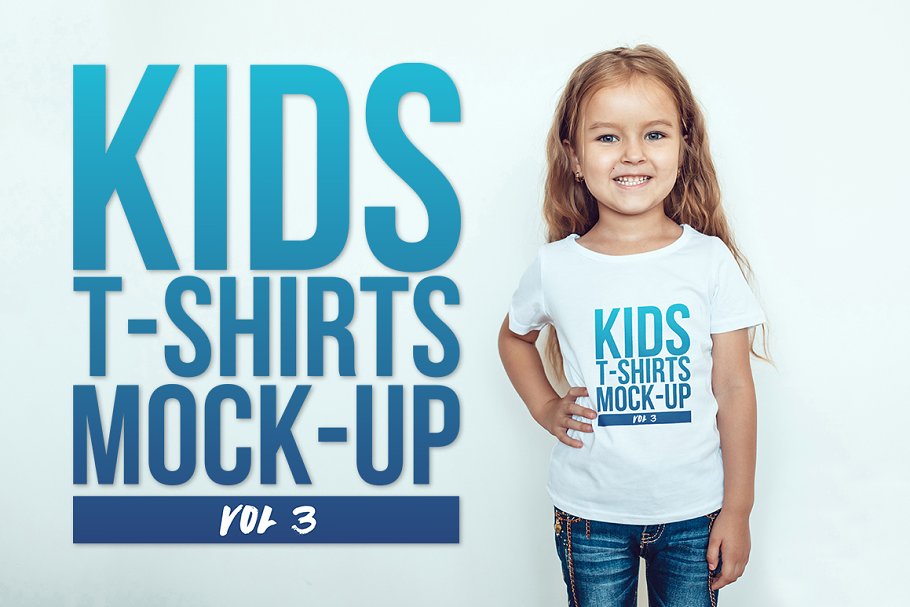 Download Kids T-Shirt Mock-Up Vol 3
