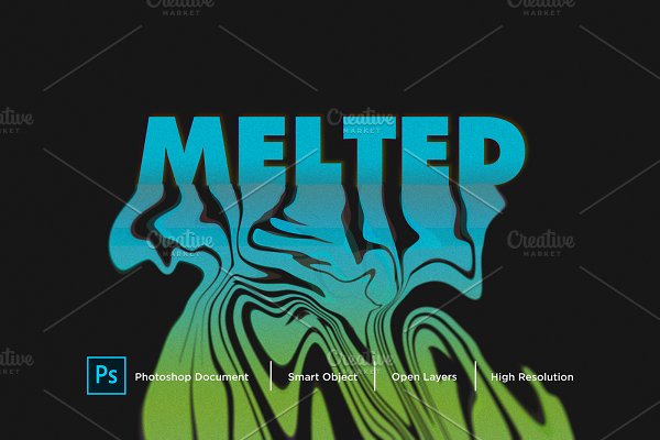 Download Melted Text Effect & Layer Style