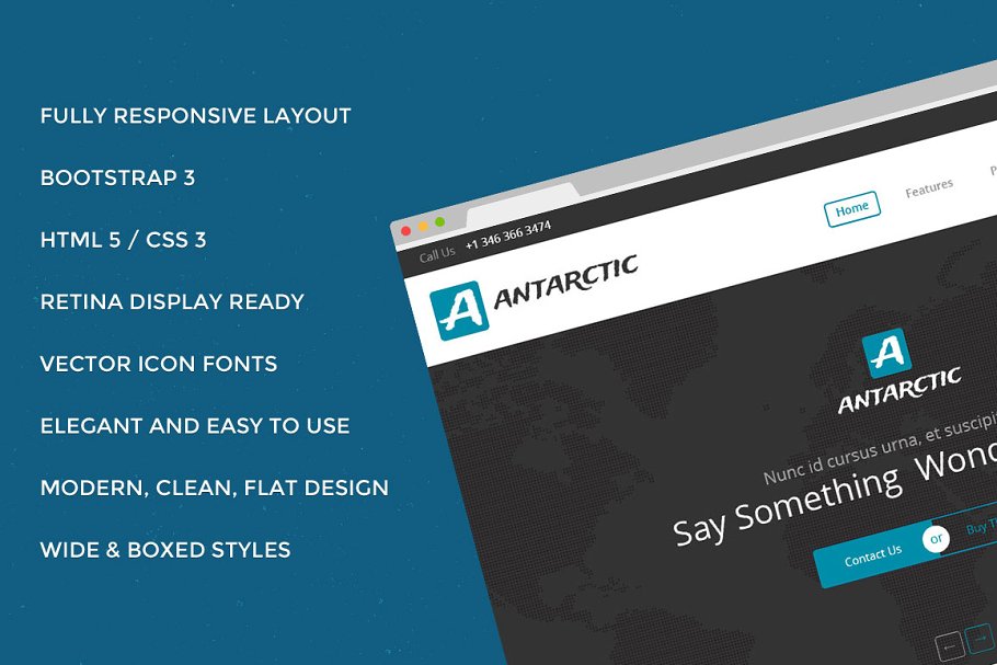 Download Antarctic Bootstrap Site Theme