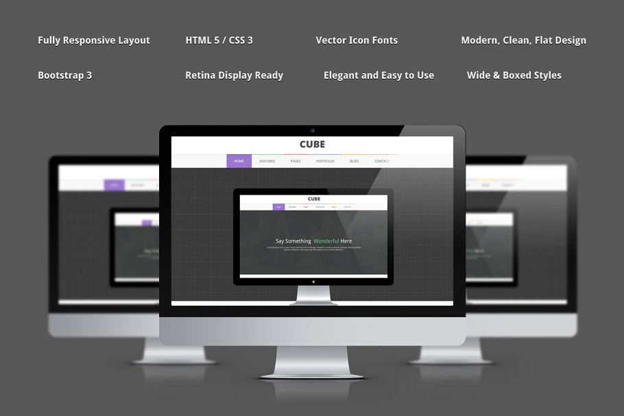 Download Cube Bootstrap Responsive Template