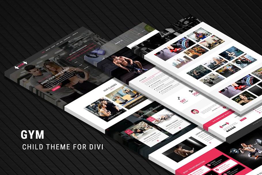 Download GYM - Child Theme for Divi