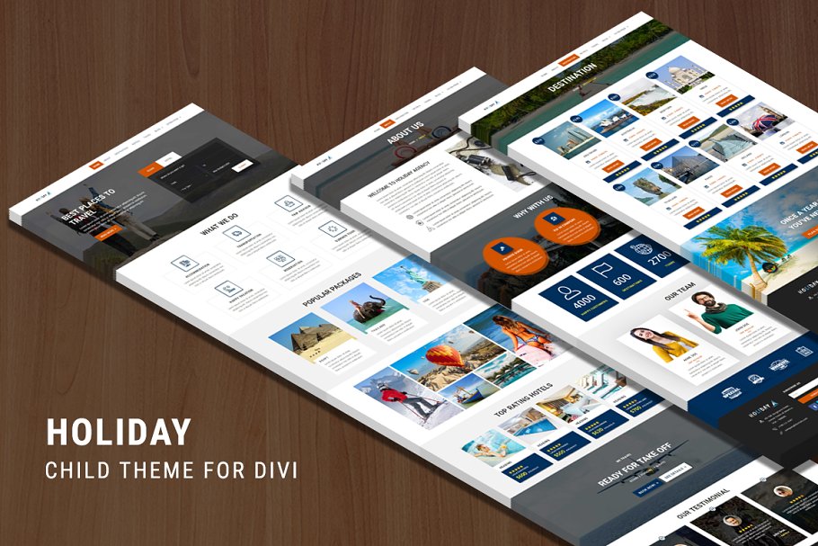 Download Holiday – Divi Child Theme