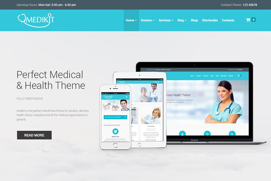Download Medikit - Health & Medical WordPress